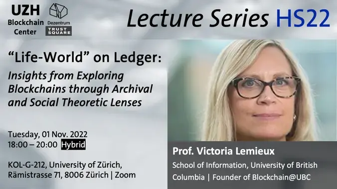 Lecture Series 2 HS22
