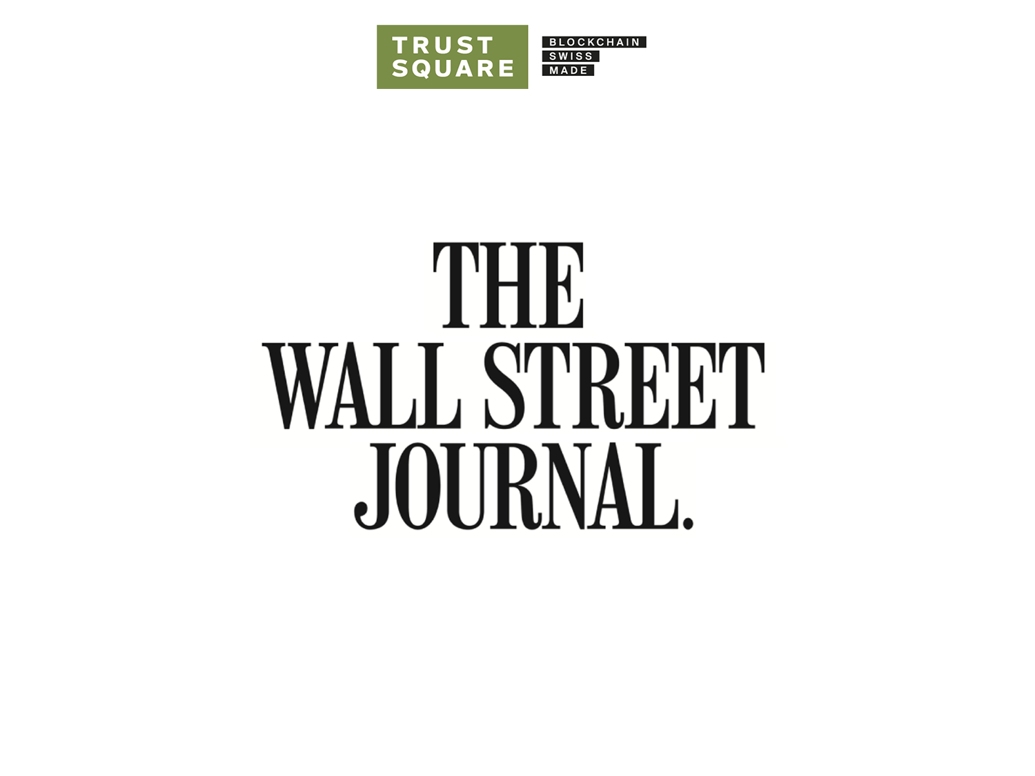 The Wall Street Journal and Trust Square Logo