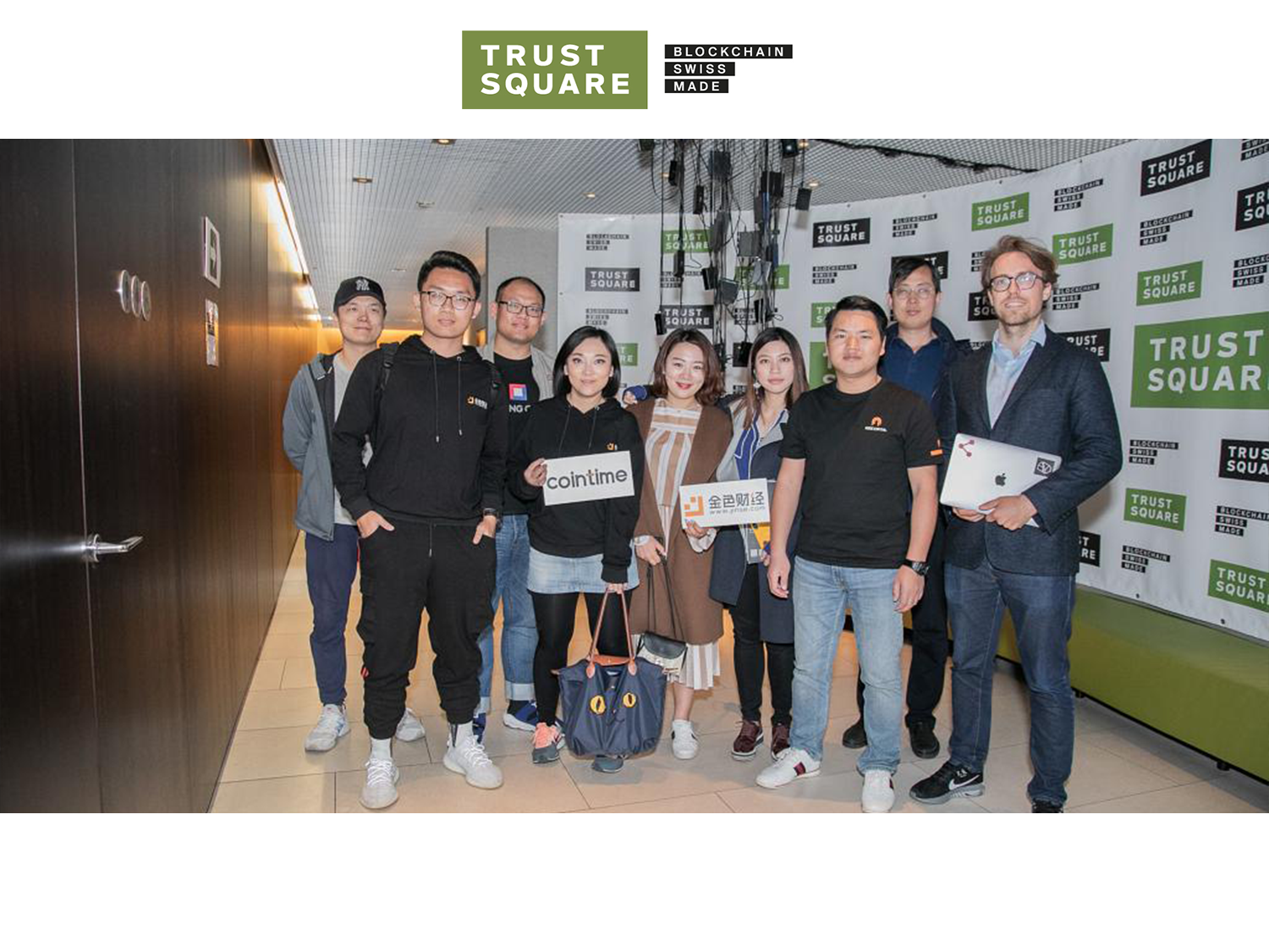 Chines blockchain industry representatives visting Trust Square